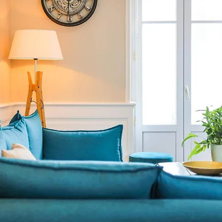 Chaleureux Logement-centre Ville-proche Gare-plage بيت للعطل *