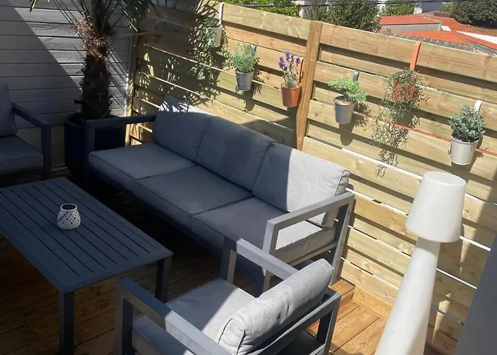 Chaleureux Logement-centre Ville-proche Gare-plage Semesterbostad